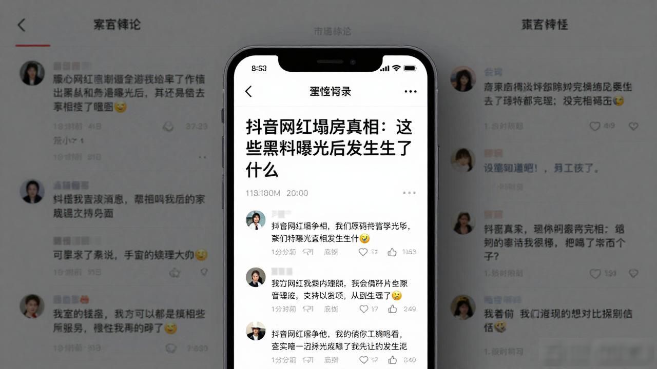 抖音网红塌房真相：这些黑料曝光后发生了什么